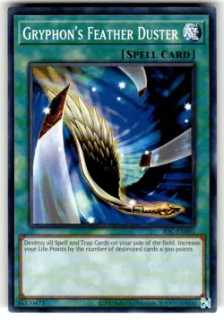 Yugioh! Gryphon's Feather Duster - IOC-EN091 - Common - Unlimited 25th Anniv NM - Image 1