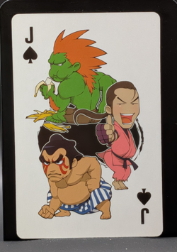 Blanka Street Fighter 4 Arcade Edition Playing Card Very Rare Japanese Spade J - Image 1