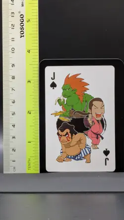 Blanka Street Fighter 4 Arcade Edition Playing Card Very Rare Japanese Spade J - Image 2