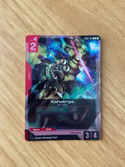 Kshatriya GD01-051 U Alt Art Gundam Card Game Store Tournament Participant Pack - Image 1