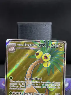Pokemon Card Alolan Exeggutor GX 107/111 Full Art Crimson Invasion Holo NM - Image 2