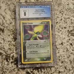 Pokemon Card Dark Celebi Cgc 8 4/ 101 Ex Hidden Legends Holo - Image 1