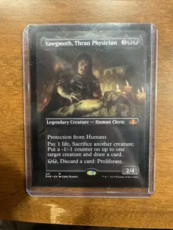 Yawgmoth, Thran Physician 431 Regular Borderless Card, Dominaria Remaster MTG LP - Image 3