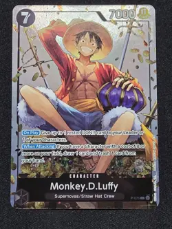 Monkey.D.Luffy (Tin Pack Set Vol. 2) P-075 One Piece Promotion Cards Foil - Image 1