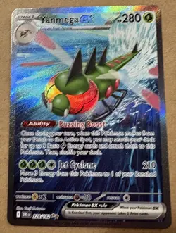 Yanmega EX 228/182 Sv10: Destined Rivals Sir Pokemon TCG Card in NM Condition - Image 1