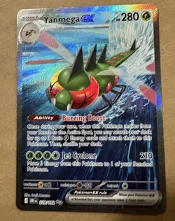 Yanmega EX 228/182 Sv10: Destined Rivals Sir Pokemon TCG Card in NM Condition - Image 2