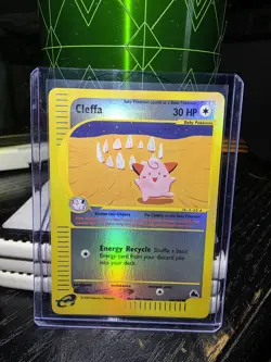 Pokemon Cleffa Skyridge Holo 48/144 30 HP Baby 2003 English Fairy Card - Image 1