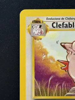 Pokemon TCG WOTC Jungle Clefable Card 17/64 Non Holo Rare Unlimited SPANISH - Image 2