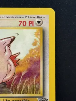 Pokemon TCG WOTC Jungle Clefable Card 17/64 Non Holo Rare Unlimited SPANISH - Image 3