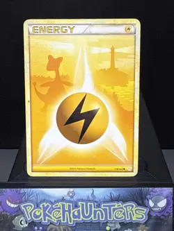 Pokemon Card Ampharos Light Energy 117/123 Non Holo HeartGold SoulSilver Played - Image 1