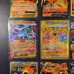 🔥🔥Pokemon Charizard Collection Lot 9, Holographic Cards, Mega, Ex, V,... - Image 3