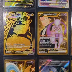 🔥🔥Pokemon Card Lot 9, Full Art Mewtwo, Charizard, Rayquaza, Gold Rares,... - Image 3