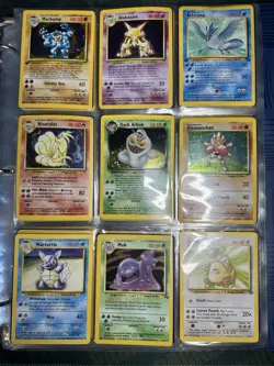 Vintage Pokemon Binder Lot 1999 WOTC 198 Cards HOLOs 1st Edition Articuno NM-DMG - Image 1