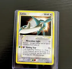 Pokemon Gold Star Latios EX Deoxys 106/107WOTC Vintage Card Holo - Image 2