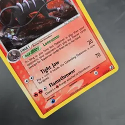 Pokemon TCG Houndoom EX Unseen Forces Holo Card 7/115 Rare Vintage 2005 - Image 4