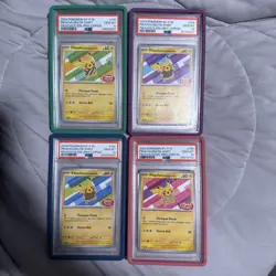 2024 Pikachu Batik Shirt SV-P Indonesia 4 Card Set PSA 10 - Image 1