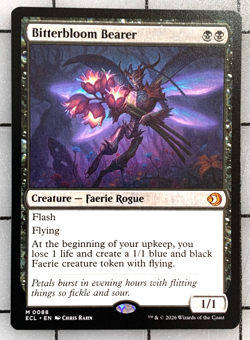 BITTERBLOOM BEARER non foil Lorwyn Eclipsed pack fresh see pics mtg - Image 1