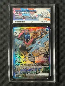 ACE 10 Greninja ex SVP132 Pokemon Card S&V Black Star Promo GEM MINT - Image 1