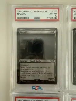 2023 MTG LOTR 4 Ringwraiths PSA 10 Nazgul LTR #100, 332, 333, 337 - 4 of the 9!! - Image 2