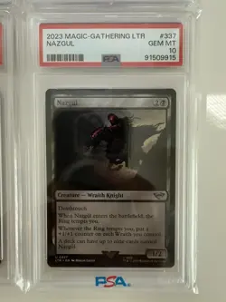 2023 MTG LOTR 4 Ringwraiths PSA 10 Nazgul LTR #100, 332, 333, 337 - 4 of the 9!! - Image 3