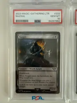 2023 MTG LOTR 4 Ringwraiths PSA 10 Nazgul LTR #100, 332, 333, 337 - 4 of the 9!! - Image 4