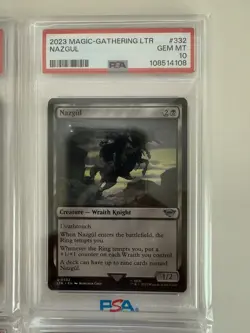 2023 MTG LOTR 4 Ringwraiths PSA 10 Nazgul LTR #100, 332, 333, 337 - 4 of the 9!! - Image 5