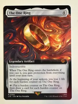 MTG LTR The One Ring (Extended Art) NON-FOIL 380 NM/M - Image 1