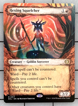 HEXING SQUELCHER showcase non foil Lorwyn Eclipsed pack fresh see pics mtg - Image 1