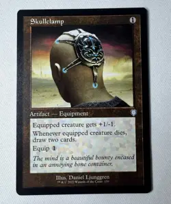 Skullclamp (Retro Frame) Commander: the Brothers' War Regular - Image 1