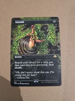 Entomb (Borderless) Dominaria Remastered Regular Rare - Image 1