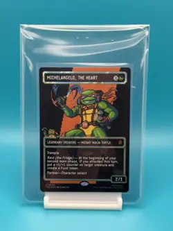 NM - 2026 MTG TMNT MICHELANGELO, THE HEART (BORDERLESS) #92 - Image 1