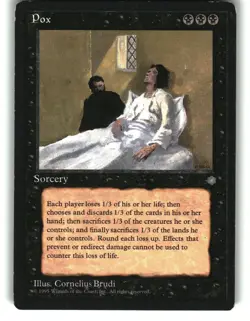 Magic the Gathering - Ice Age Pox 46 Rare 1995 - Image 1