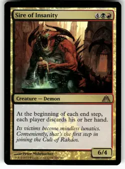 Sire of Insanity 104 Rare Dragon's Maze Foil Near Mint - Image 1