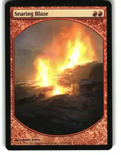 Magic the Gathering - Magic Player Rewards Searing Blaze 2010 5 Promo - Image 1