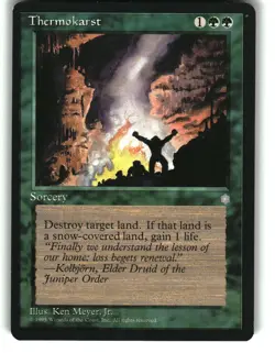 Magic the Gathering - Ice Age Thermokarst 1995 Uncommon - Image 1