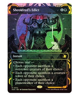 Sheoldred's Edict - Foil Secrets of Strixhaven MTG - Image 1