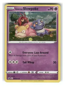 Galarian Slowpoke SWSH126/SWSH126 Cosmo Holo Promo Sword & Shield Promo NM - Image 1