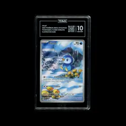 Pokemon TCG Piplup 098/094 Phantasmal Flames Illustration Rare TAG 10 Holo - Image 1