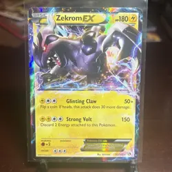 Pokemon TCG Zekrom EX 52/113 Legendary Treasures Ultra Rare Holo Card - Image 1