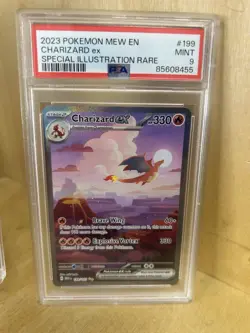 Pokemon 151 Charizard Charmander Charmeleon Illustration Rare PSA 9 Mint Lot X3 - Image 4