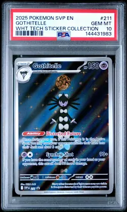 2025 POKEMON SVP EN-SV BLACK STAR PROMO #211 GOTHITELLE PSA 10 - Image 1