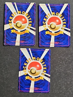 1996 Pokemon Pocket Monsters (Japanese) Lot (3 Cards: 2 holos) - Image 2