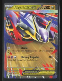 MEGA LATIAS EX 100/132 DOUBLE RARE MEGA EVOLUTION POKEMON NM/M - Image 1