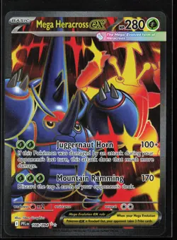 Mega Heracross ex 093/80 Ultra Rare M2: Inferno X Pokemon TCG NM - Image 1