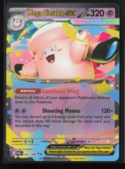 Mega Clefable ex 031/088 Double Rare Perfect Order Pokemon NM - Image 1
