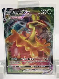 Pokemon Flapple VMAX Ultra Rare Full Art 019/163 Battle Styles Holo - Image 1