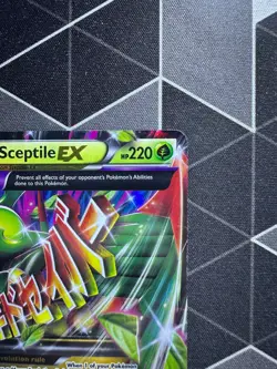 Pokemon TCG M Sceptile EX 8/98 Ancient Origins 2015 Full Art Mega EX MP - Image 3