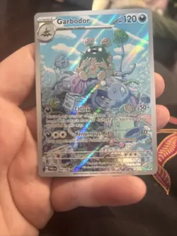 Garbodor 204/182 Paradox Rift Illustration Rare Full Art Holo Pokemon TCG NM - Image 1