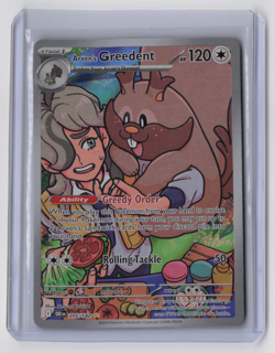 Arven’s Greedent 205/182 Pokemon Card Illustration Rare Destined Rivals - Image 1