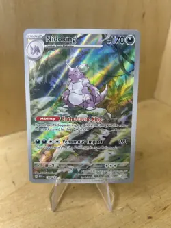 Pokemon SV: Scarlet & Violet 151 Nidoking 174/165 Illustration Rare English - Image 1
